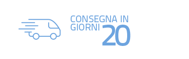 consegna in 20 giorni